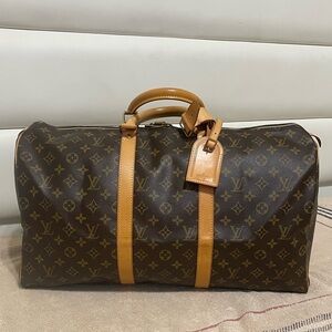 Louis Vuitton Classic Monogram Keepall 50